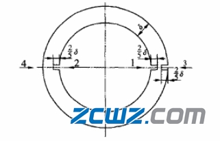 剖分軸承套圈線切割時防爆裂的方法