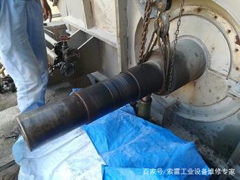 風機軸承位磨損現場緊急維修二三事