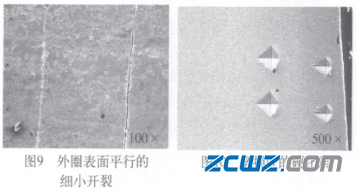 滲碳鋼軸承外圈開(kāi)裂例子及原因的分析